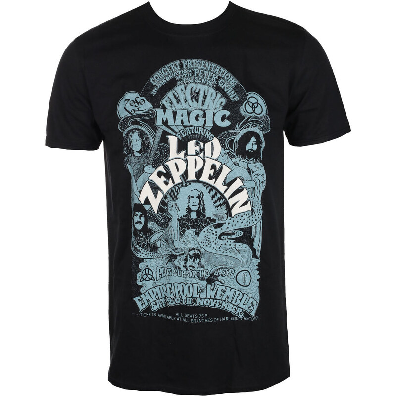 Tee-shirt métal pour hommes Led Zeppelin - Black - NNM - RTLZETSBELE