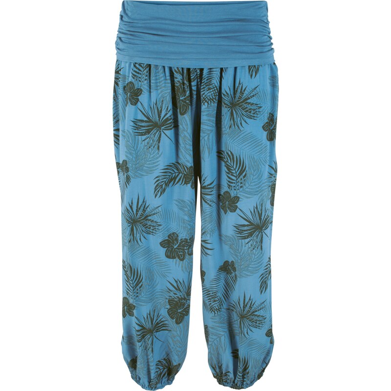 bpc bonprix collection Bonprix - Pantalon ample léger 7/8 bleu pour femme