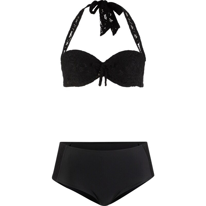 bpc selection Bonprix - Bikini à armatures (Ens. 2 pces.) noir pour femme