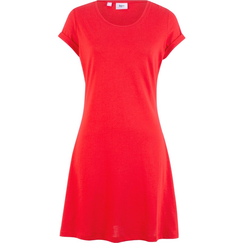 bpc bonprix collection Bonprix - robe d'été Robe fluide à manches courtes rouge pour femme