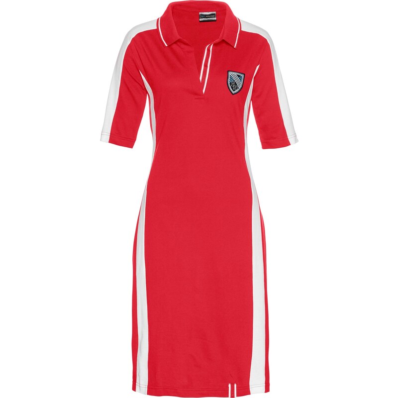 bpc selection Bonprix - robe d'été Robe rouge manches courtes pour femme