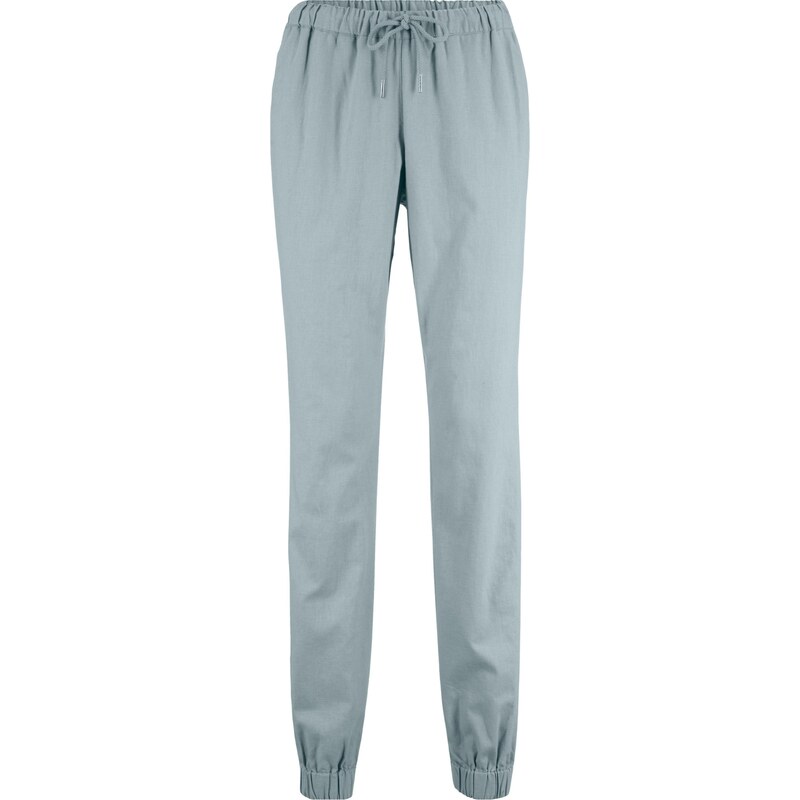 bpc bonprix collection Bonprix - Pantalon en lin argent pour femme