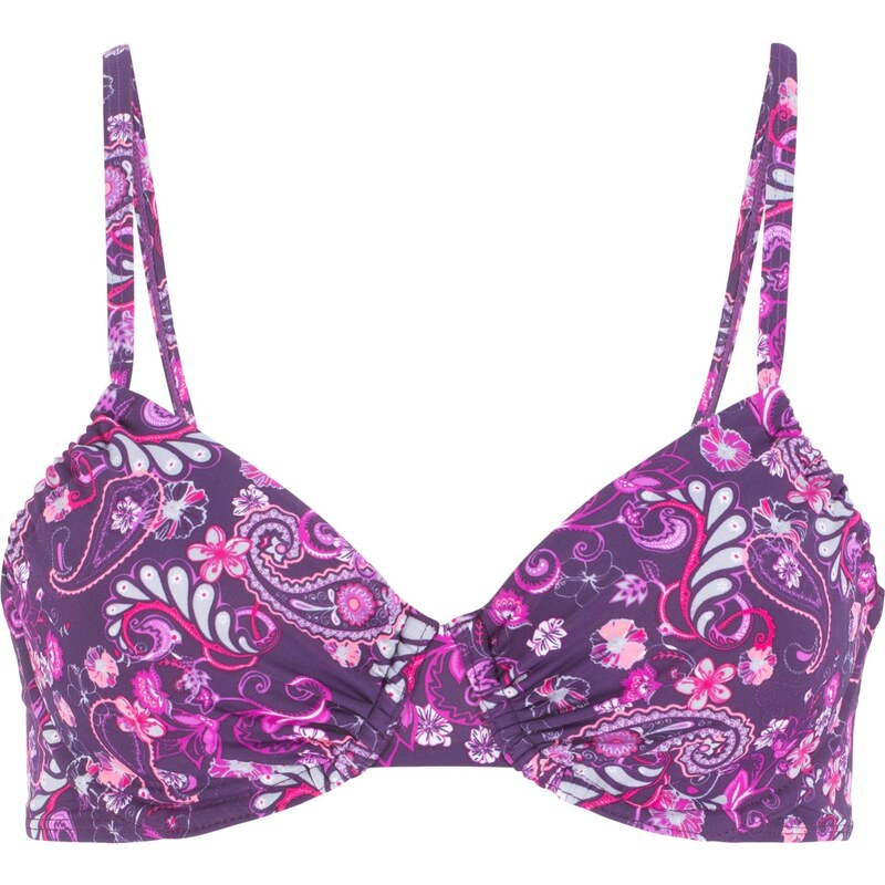 bpc bonprix collection Bonprix - Haut de bikini à armatures, séchage rapide violet pour femme