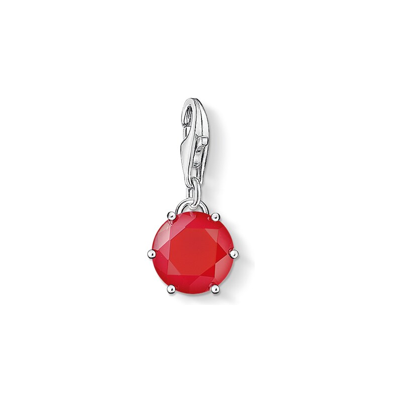 Thomas Sabo pendentif Charm ´´pierre naissance juillet´´ rouge 1260-590-10