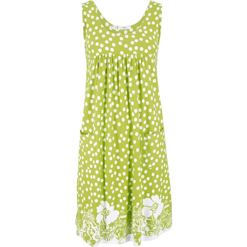 bpc bonprix collection Bonprix - robe d'été Robe extensible vert sans manches pour femme