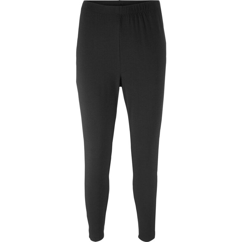 bpc bonprix collection Bonprix - Legging à carreaux avec empiècement taille confortable noir pour femme