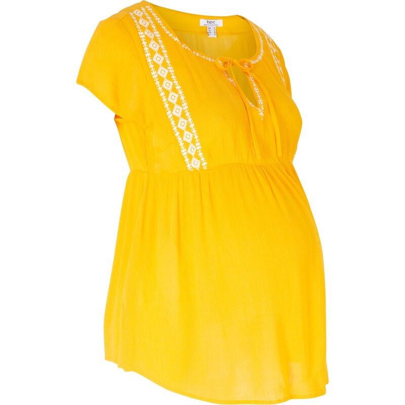 bpc bonprix collection Bonprix - Tunique de grossesse jaune mancherons pour femme