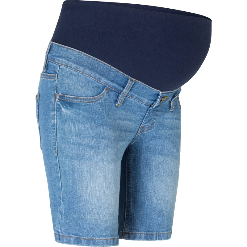 Bonprix - Short en jean confortable de grossesse bleu pour femme