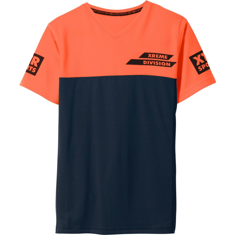 bpc bonprix collection Bonprix - T-shirt de sport orange manches courtes pour enfant 92-182