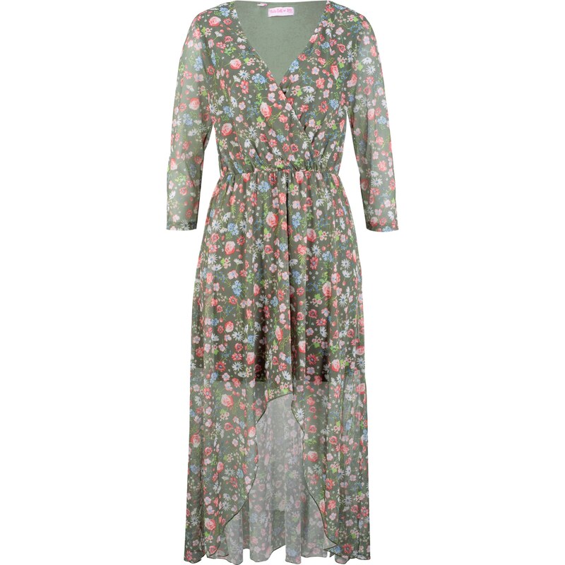 bpc bonprix collection Bonprix - robe d'été Robe en mesh Maite Kelly vert manches 3/4 pour femme