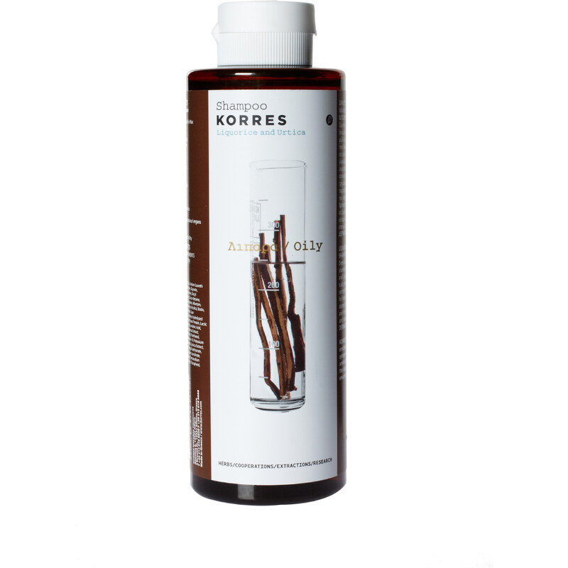 Korres - Shampoing réglisse et orties pour cheveux gras 250 ml - Clair