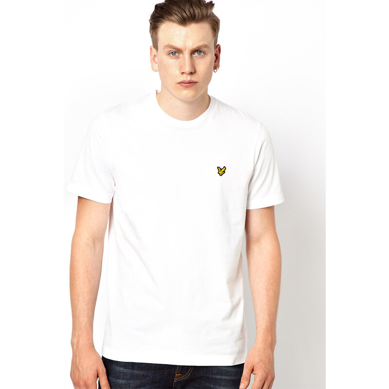 Lyle & Scott - T-shirt avec logo aigle - Blanc