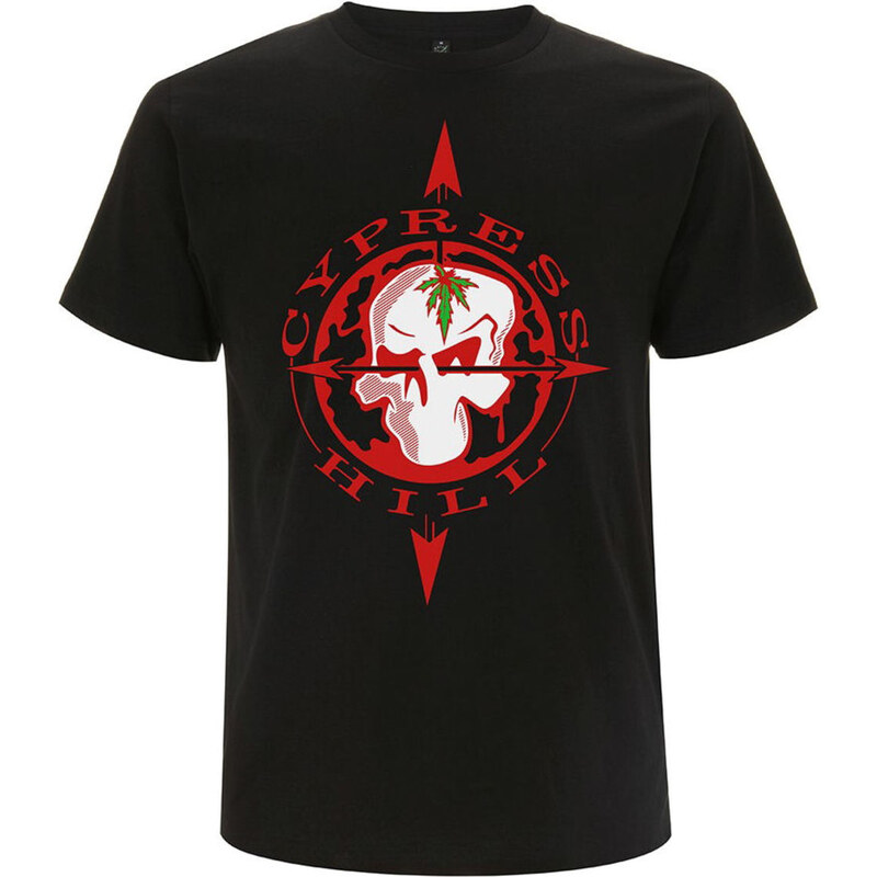 Tee-shirt métal pour hommes Cypress Hill - Skull Compass- Black - NNM - RTCPHTSBCOM