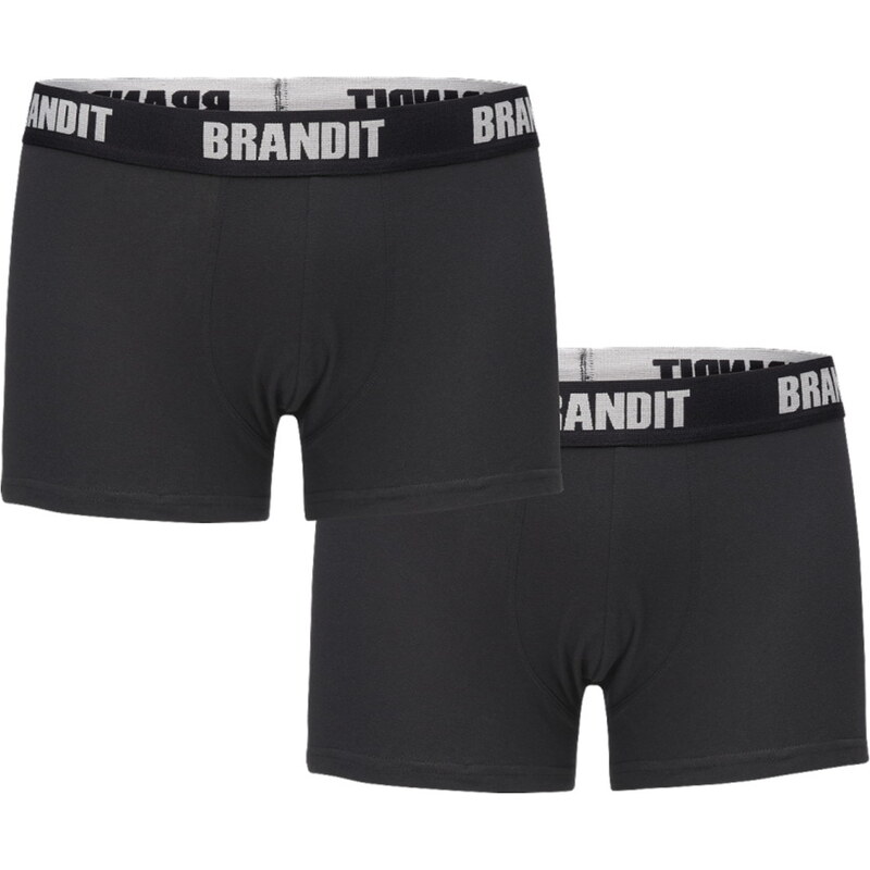 Boxer pour hommes (2 pièces) BRANDIT - 4501-black+black
