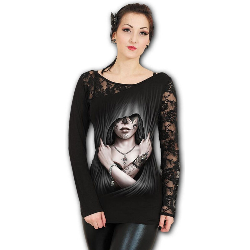 T-Shirt pour femmes - DEAD LOVE - SPIRAL - M030F439