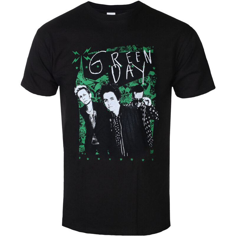 Tee-shirt métal pour hommes Green Day - Green Lean - ROCK OFF - GDTS25MB