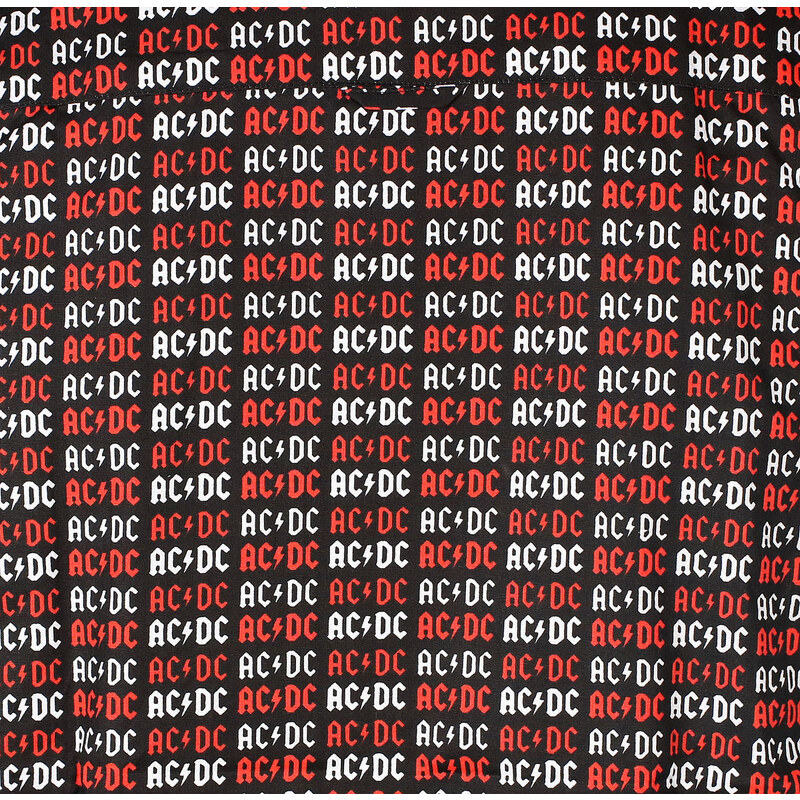 Pour des hommes chemise AC / DC - Logo - ROCK OFF - ACDCSHIRT01MB