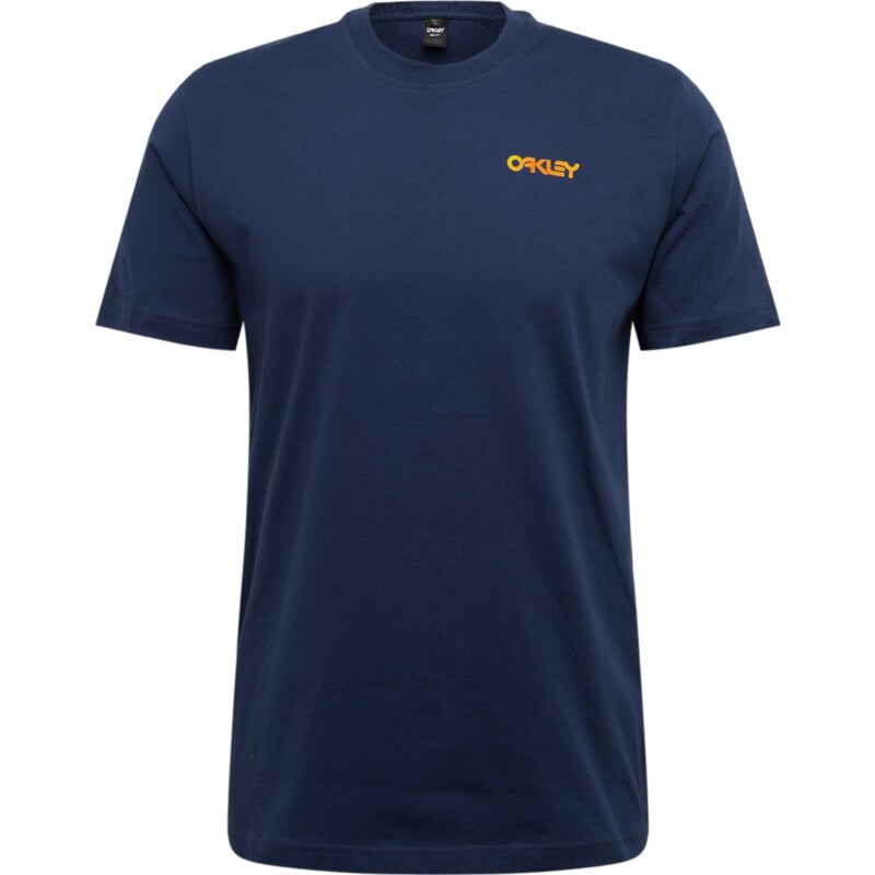 OAKLEY T-Shirt fonctionnel 'Iridium' marine / bleu clair / orange