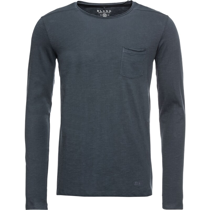 BLEND T-Shirt 'Nicolai' bleu-gris