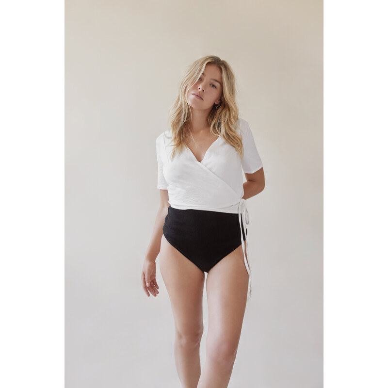 The Sept The Mathilda - Wrap Top White