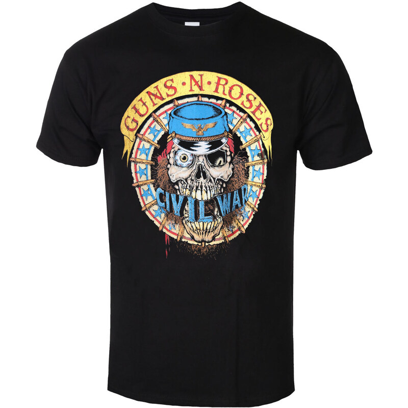 Tee-shirt métal pour hommes Guns N' Roses - Skull Circle - ROCK OFF - GNRTS67MB