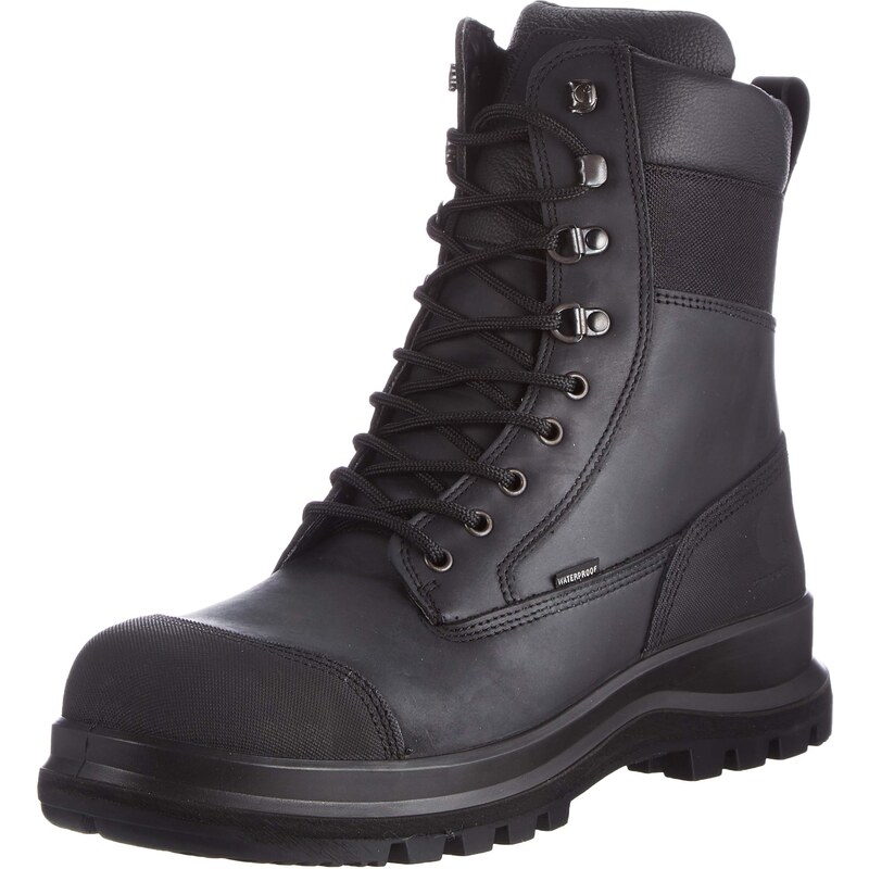 Carhartt Homme Detroit Rugged Flex Chaussures de sécurité Montantes imperméables S3 20 cm Construction, Noir, 44 EU