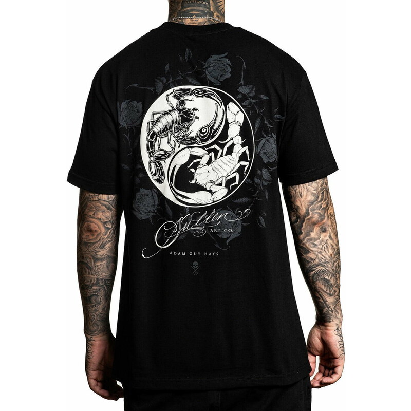 T-shirt hardcore pour hommes - PAINFUL BALANCE - SULLEN - SCM3530_BK