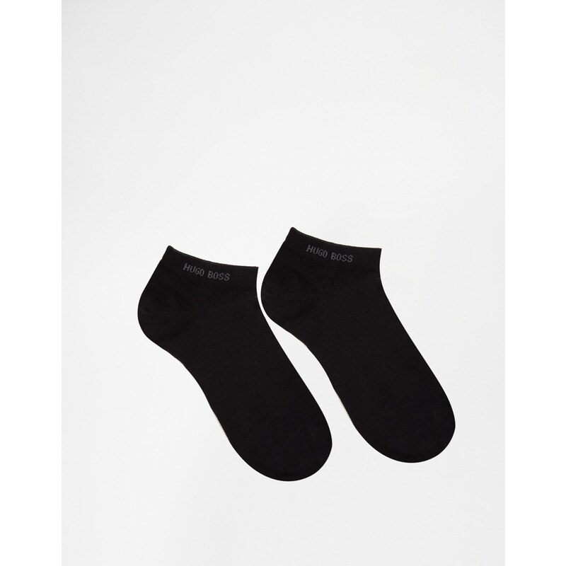 BOSS By Hugo Boss - Lot de 2 paires de chaussettes de sport - Noir