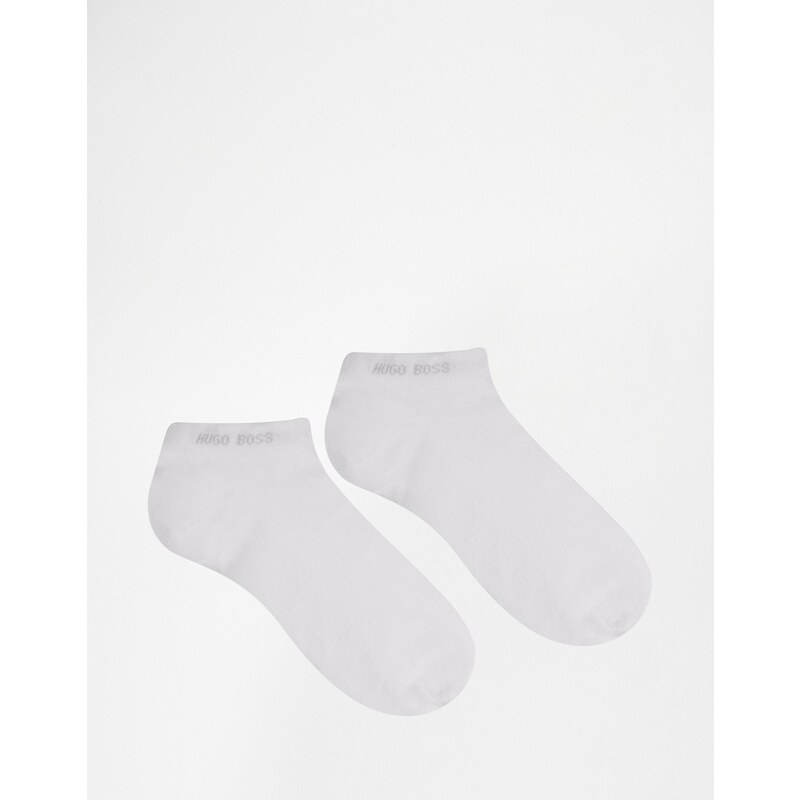 BOSS By Hugo Boss - Lot de 2 paires de chaussettes de sport - Blanc