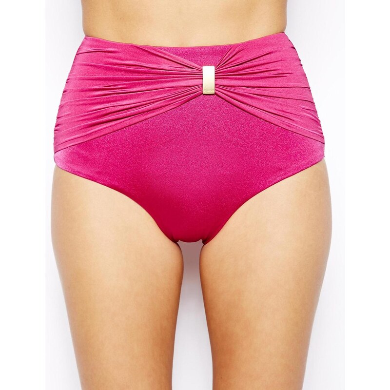 Gossard - Sienna - Bas de bikini style culotte taille haute - Rose