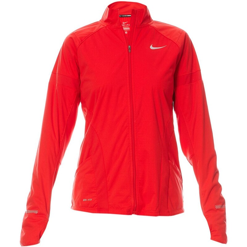 Nike NIKE ELEMENT SHIELD FZ ACTION RED/ACTION RED/REFLECTIVE SILV - T-shirt - rouge