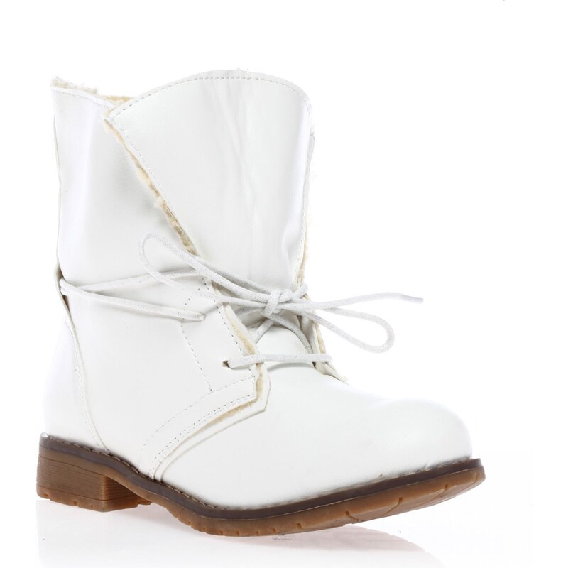 Wilady Bottines - fourrées blanches
