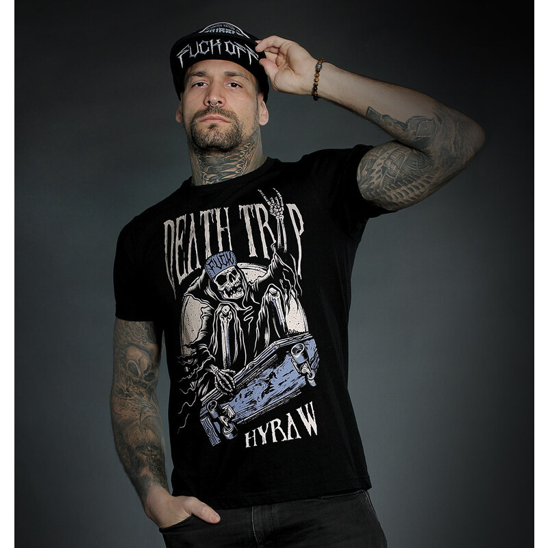 T-shirt hardcore pour hommes - DEATH TRIP - HYRAW - FW21-M05-SST