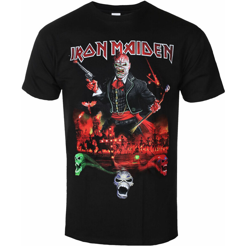Tee-shirt métal pour hommes Iron Maiden - LOTB Live Album - ROCK OFF - IMTEE102MB