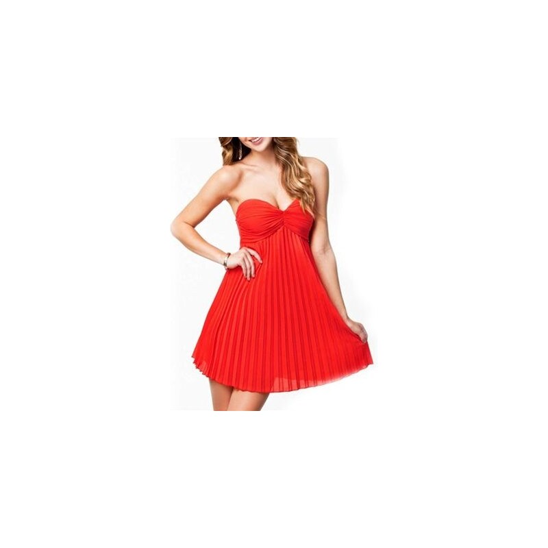Chic Dresses Robe bustier - rouge