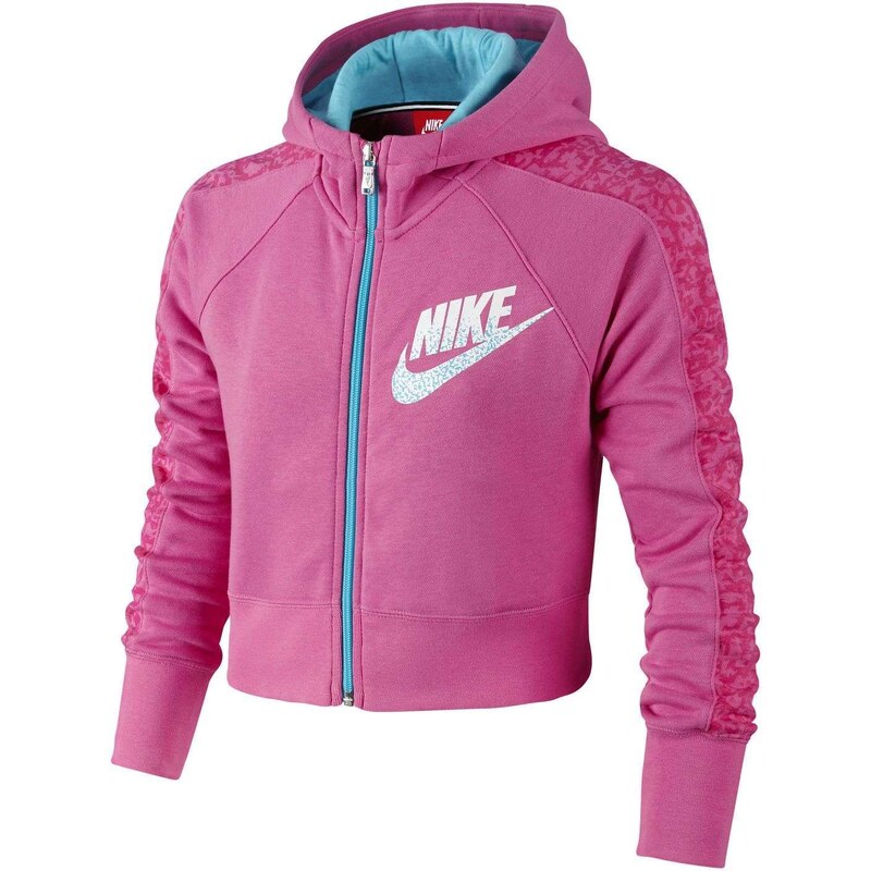 Nike Seasonal Cropped Full-Zip - Sweat à capuche - rose