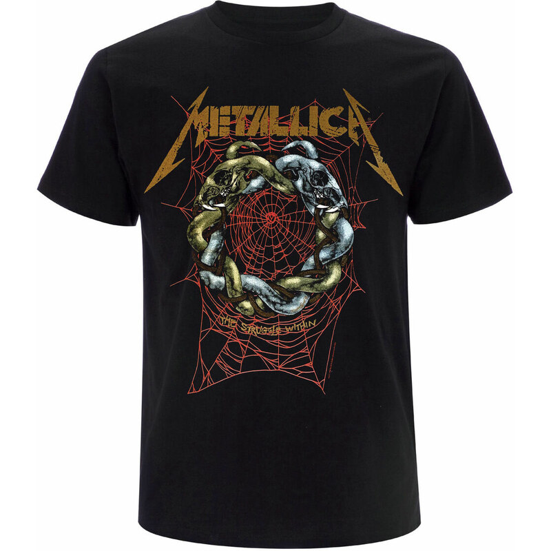 Tee-shirt métal pour hommes Metallica - Ruin - ROCK OFF - RTMTLTSBRUI METTS49MB PHDMTLTSBRUI