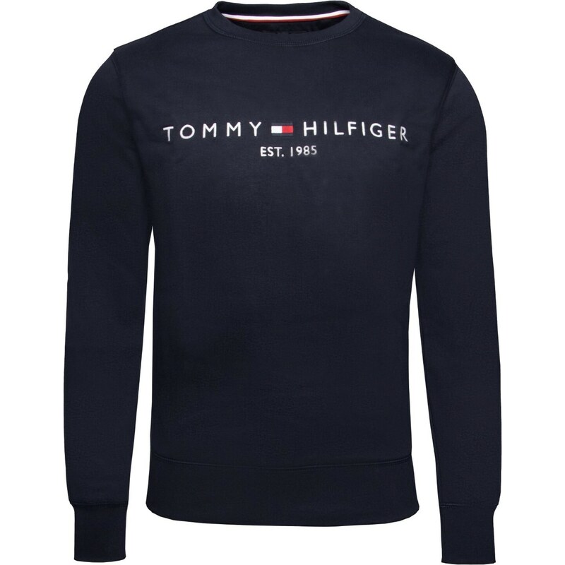 TOMMY HILFIGER Sweat-shirt bleu nuit / rouge / blanc