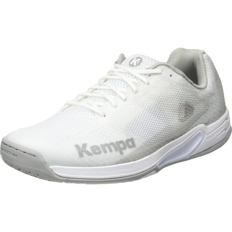 Kempa Femme Wing 2.0 Women Chaussure de Handball, Blanc/Gris Froid, 36 EU