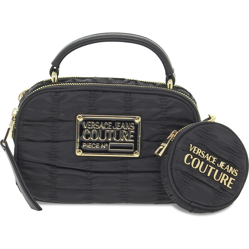 Sac à main Versace Jeans Couture JEANS COUTURE RANGE X SKETCH 2 BAGS CRUNCHY en nylon noir