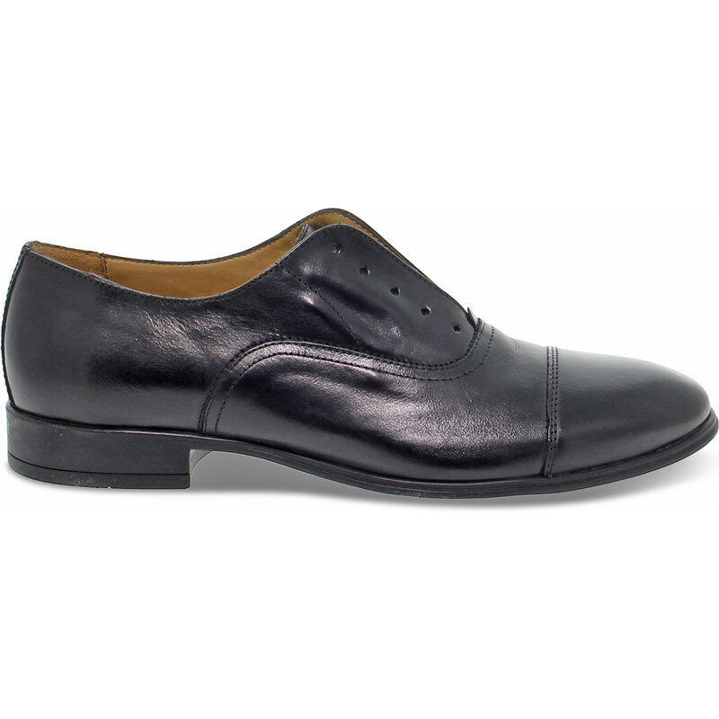 Chaussures à lacets Guidi Calzature STILE INGLESE en cuir noir