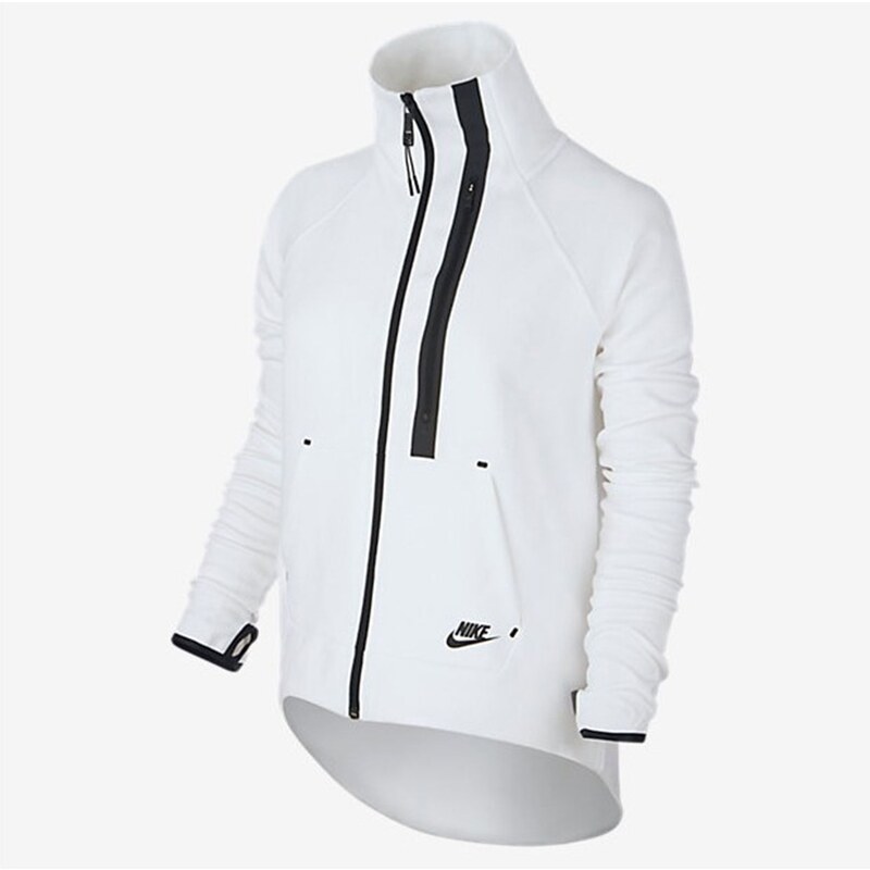 Nike Tech Fleece Moto Cape - Manteau/blouson/Impermeable - blanc