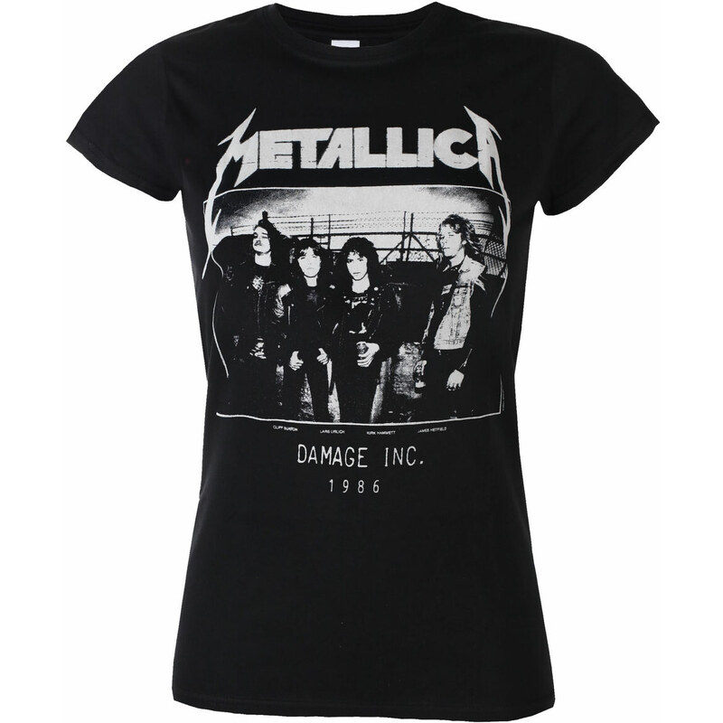 Tee-shirt métal pour femmes Metallica - Master of Puppets Photo Damage Inc. Tour - ROCK OFF - RTMTLGSBDAM METTS32LB
