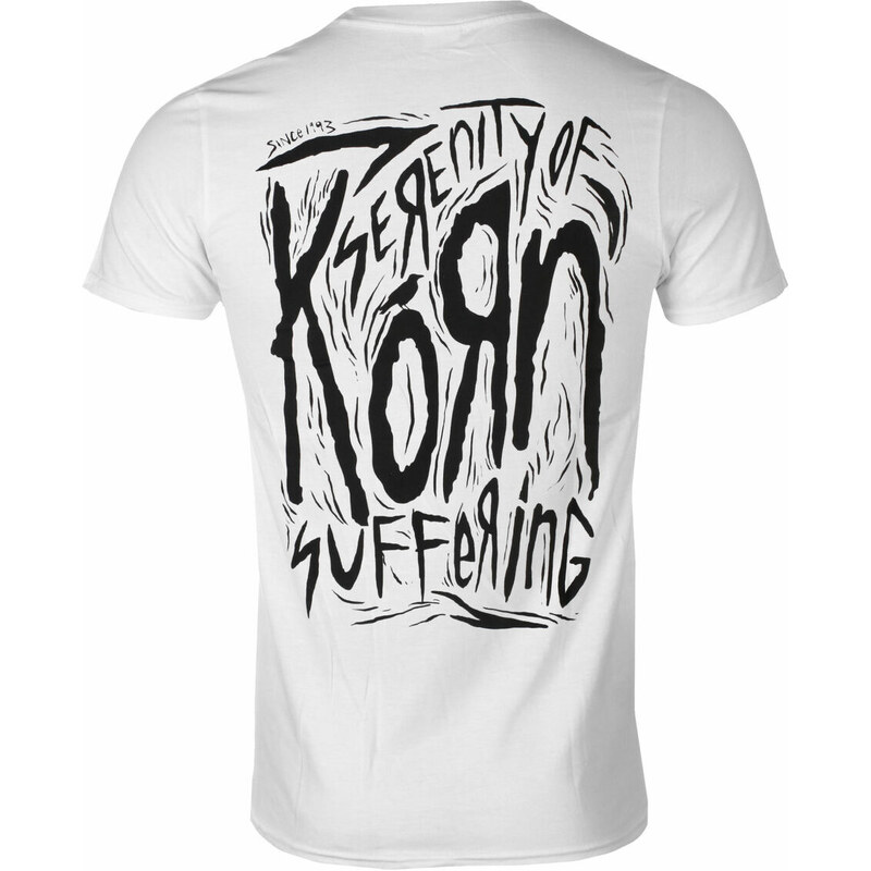 Tee-shirt métal pour hommes Korn - Scratched Type - ROCK OFF - KORNTS08MW