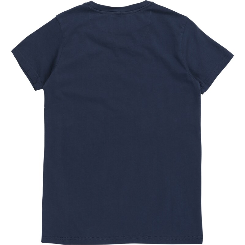 Petrol Industries T-Shirt bleu foncé / blanc