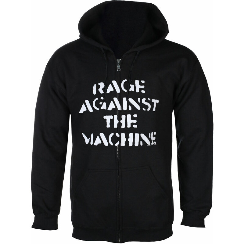 Sweat-shirt avec capuche pour hommes Rage against the machine - LARGE FIST - PLASTIC HEAD - RTRAMZHBFIS