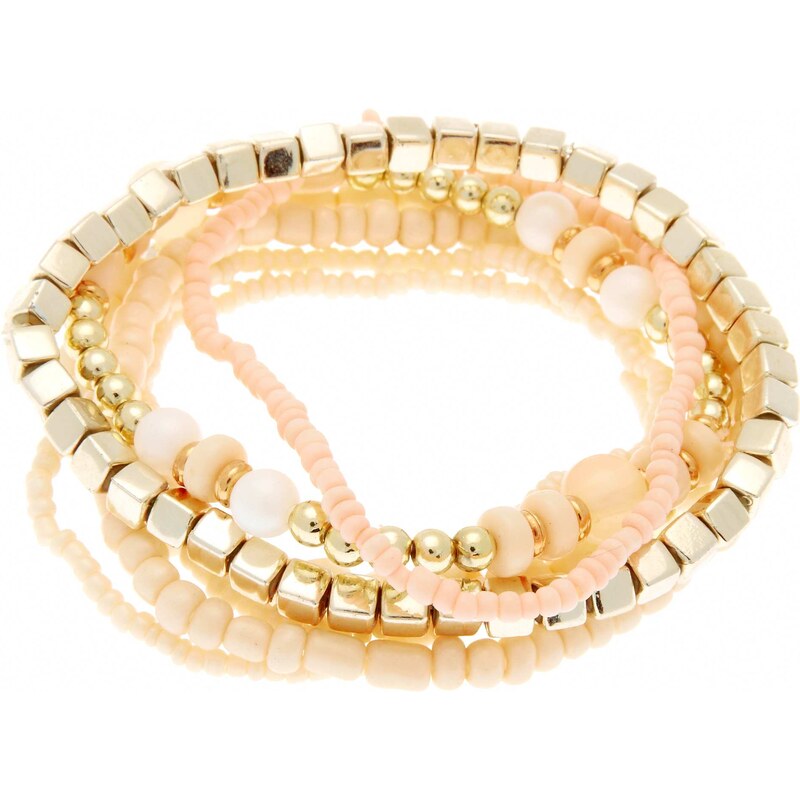 Kiabi Lot de 7 bracelets élastiques en perles