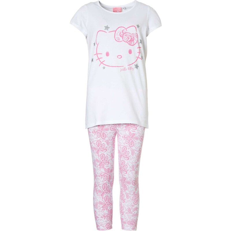 Pyjama legging mi-long imprimé 'Hello Kitty'