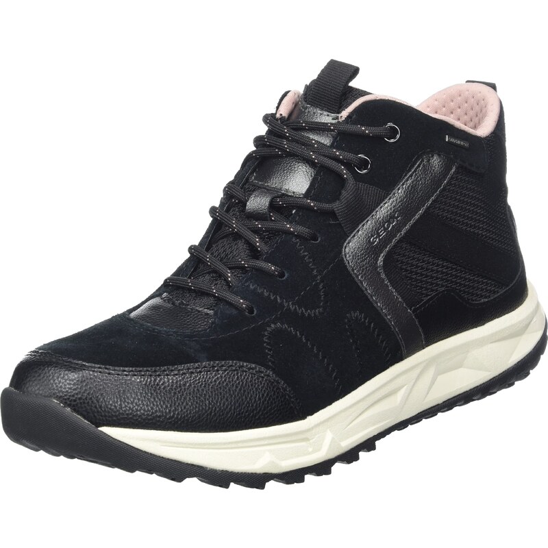 Geox Femme D Delray B Abx B Sneakers, Black, 38 EU