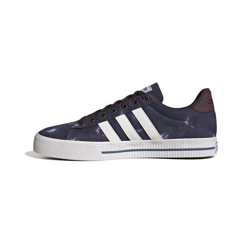 adidas Homme Daily 3.0 Sneaker, Shadow Maroon/FTWR White/Altered Blue, Fraction_40_and_2_Thirds EU